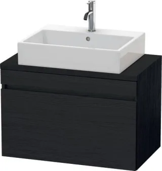 Duravit DuraStyle Konsolenwaschtischunterbau wandhängend Eiche Schwarz Matt 800x478x512 mm - DS53020 DS530201616