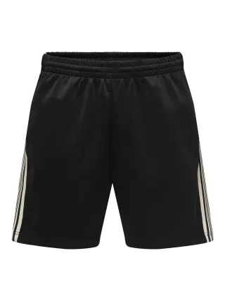 ONLY&SONS - ONSRIBER RLX S TRACK SHORT SWT Black - Gr. - XL