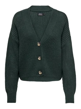 ONLY - ONLCAROL NICE L/S CARDIGAN KNT NOOS Green Gables - Gr. - M