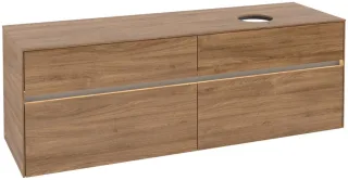 Villeroy & Boch Waschtischunterschrank Collaro C051B0 1600x548x500mm mit Beleuchtung C051B0RH