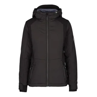 Gepolsterte Courtney DLX-Jacke für Damen (Schwarz)