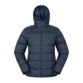 Mountain Warehouse - "Stratus" Kapuzenjacke für Herren, Packable, Daunen (Marine)