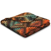 Wohndecke Nomad, Biederlack, mit geketteltem Zierstich, Kuscheldecke