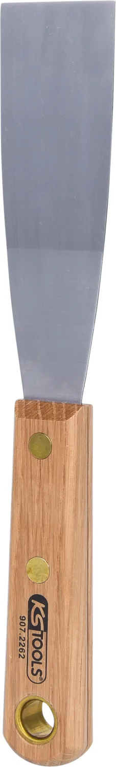 KS Tools Edelstahl-Spachtel, mit Holzgriff - 907.2262