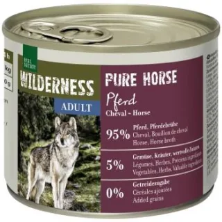 REAL NATURE WILDERNESS Nassfutter Hund, Adult, Pure Horse, Pferd 24x200 g