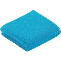 Vossen Badetuch Calypso Feeling, Walkfrottee (2-St), mit schmaler Bordüre, aus 100% hochwerter Baumwolle, Vegan, einfarbig