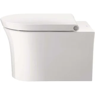 Duravit White Tulip Wand-Tiefspül-WC 2576092000 37x54cm, 4,5 L, Rimless, weiß, mit HygieneGlaze