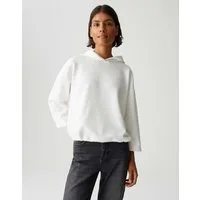 OPUS Hoodie Hoodie aus Baumwoll Mix Loose Fit Vielseitig kombinierbar für casual Looks