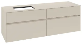 Villeroy & Boch Waschtischunterschrank Collaro C121B0 1600x548x500mm m. Bel. 4 Ausz. Waschtisch li C C121B0VN