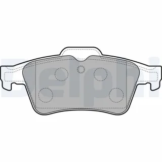 Delphi Bremsbel?ge hinten Peugeot 508