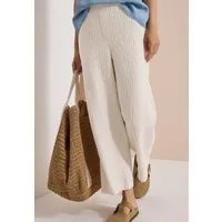CECIL 7/8-Hose Style Neele Seersucker-Qualität, Streifenmuster, Loose Fit