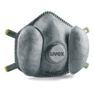 uvex silv-Air e Atemschutzmaske 7330 FFP3 mit Ausatemventil - 3 Stück - 8787330