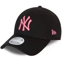 New Era Baseball Cap New York Yankees Black League Essential 9Forty Adjustable Women Cap Ne (1-St)