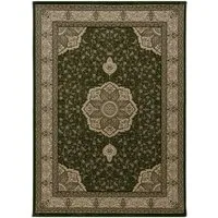 Teppium Teppich Orientalisch Design, Rechteckig, Höhe: 9 mm, Orient Teppich Wohnzimmer Orientalisch Design Kurzflor Pflegeleicht