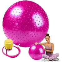 Endless Yogaball Gymnastikball groß, PVC Fitnessball mit Luftpumpe, platzsicher (Sowohl für Männer als auch für Frauen, Sowohl für Männer als auch für Frauen), Balance Ball Stuhl für Fitness Workout Stabilität Pilates