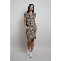 Seidel Moden Minikleid im Leo-Look - Viskose - MADE IN GERMANY
