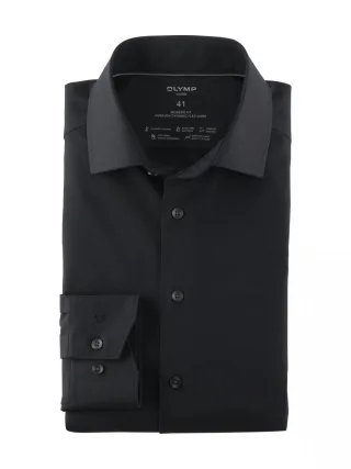 OLYMP - Modern Fit : Businesshemd schwarz - Gr. - 39