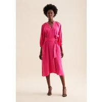 seidensticker Sommerkleid Schwarze Rose 3/4 Rundhals Uni