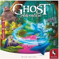 Pegasus Spiele Spiel Ghost Adventure, Geistermaus, Familienspiel, Kinderspiel, Kooperatives Abenteuerspiel, Aktionsspiel mit Kreisel
