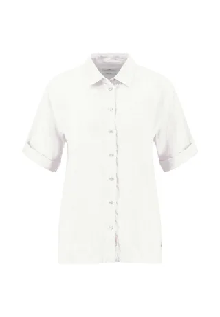 FYNCH-HATTON - BLOUSE 1/2 SLEEVE LINEN MELANGE milk - Gr. - 42