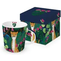 PPD Tasse Cheetah Leopard Porzellanbecher mit Geschenkkarton 0,3 L, 1-tlg.