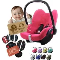 BambiniWelt by Rafael K. Babyschale Sommerbezug Bezug aus Frottee kompatibel mit Maxi Cosi CabrioFix + GP, ab: Geburt, bis: 14 Monate