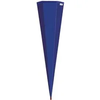 Roth Schultüte Rohling, 85 cm, eckig, ohne Verschluss, Zuckertüte zum Basteln