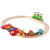 Hape Spielzeug-Eisenbahn Kleines Tier-Eisenbahnset, (Set), aus Holz