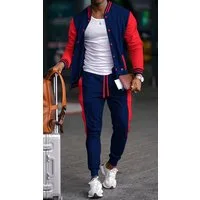 RMK Jogginganzug Herren Trainingsanzug Sportanzug Gym Fitness Classic, Set (1 Jacke + 1 Hose)