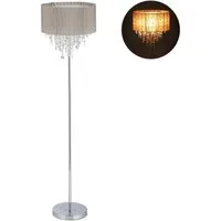 relaxdays Stehlampe Organza Kristall