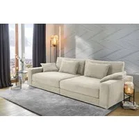Jockenhöfer Gruppe Big-Sofa Milano XXL, B: 290 cm, mit Zierkissen, Relaxfläche 120x240 cm, Federkern