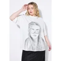 Studio Untold T-Shirt T-Shirt oversized Frauenkopf