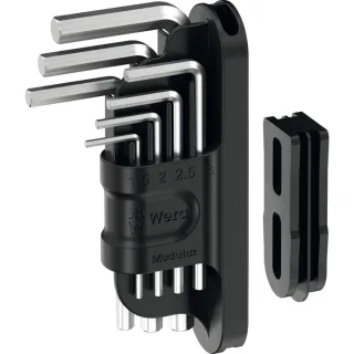 Wera Tool-Check Modular Winkelschlüssel Hex-Plus 1, 7-teiliges Set - 05049003001