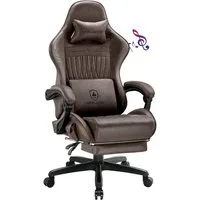 GTPLAYER Gaming-Stuhl ergonomischer Bürostuhl mit HIFI Stereo Lautsprecher, Verbindungsarmlehen beeindrukende Klang-atmosphäre
