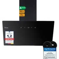 KKT KOLBE Wandhaube Dunstabzugshaube 60cm BASE6004S Dunstabzugshaube 60cm BASE6004S, Abzugshaube / Abluft / 60cm / Umluft / Schwarz / Gestensteuerung / LED