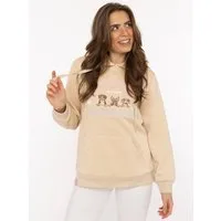 Zwillingsherz Hoodie "Dog Life" Mini-Me,mit gestickten Hunden und Slogan