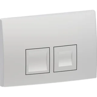 Geberit Delta35 Betätigungsplatte, für 2-Mengen-Spülung 115135465