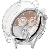 Wigento Smartwatch-Hülle Für Huawei Watch GT 6 46mm TPU Full Display Schutzhülle Transparent, Full Cover, Displayschutz, stoßfest