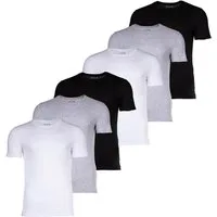 Lacoste T-Shirt Herren T-Shirt 6er Pack Baumwolle (Packung, 6er Pack)