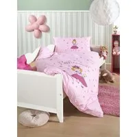 soma Babybettwäsche Bettwäsche 100 cm x 135 cm Prinzessin Rosa, 2 teilig, baby bettwäsche babybettwäsche 100x135