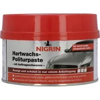 NIGRIN Nigrin Hartwachs-Politurpaste mit Auftrageschwamm Autopolitur
