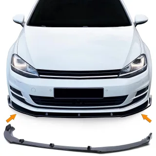 Frontspoiler Performance Spoiler Lippe Schwarz Glanz für VW Golf 7 VII 13-21