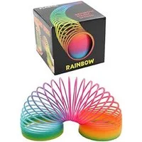 K-Toys Lernspielzeug Regenbogenspirale ca. 7,5 cm, Treppenläufer/Springfeder Spirale (1-St), Ideal für Geschenk / Mitgebsel