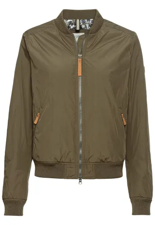 camel active - Blouson aus recyceltem Polyester dark khaki - Gr. - 46