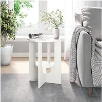 Vicco Couchtisch Vareo, Weiß, 40 x 40 cm (1-St)