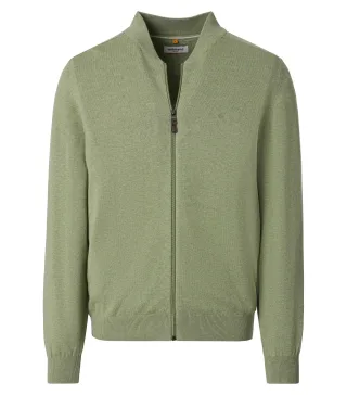 REDMOND - Strickjacke grün - Gr. - 3XL