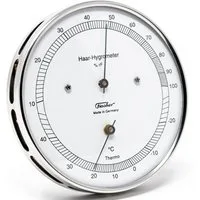 Fischer Hygrometer Fischer 111.01T Haar-Hygrometer 103mm Edelstahl Made in Germany