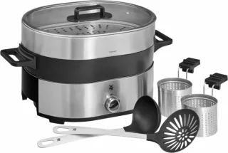 WMF Dampfgarer "Lono Hot Pot & Dampfgarer" 1700 W 3,6l, mit Garkörbchen, spülmaschinengeeignete Bestandteile