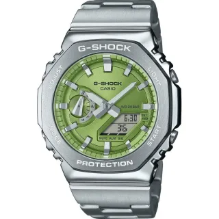 Casio G-Shock Herren-Silberuhr GM-2110D-3AER