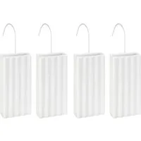 WENKO Luftbefeuchter Linien, BxHxT: 9x4x19,5 cm, 4-teilig